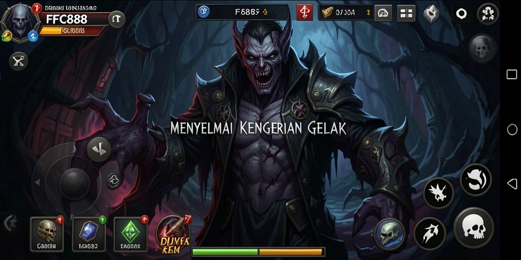Gameplay menakutkan dalam FC888 yang menguji keberanian pemain.