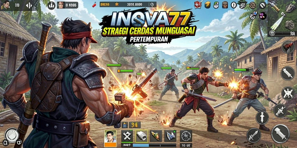Tampilan menarik dari gameplay strategi INOVA77 yang mendebarkan.