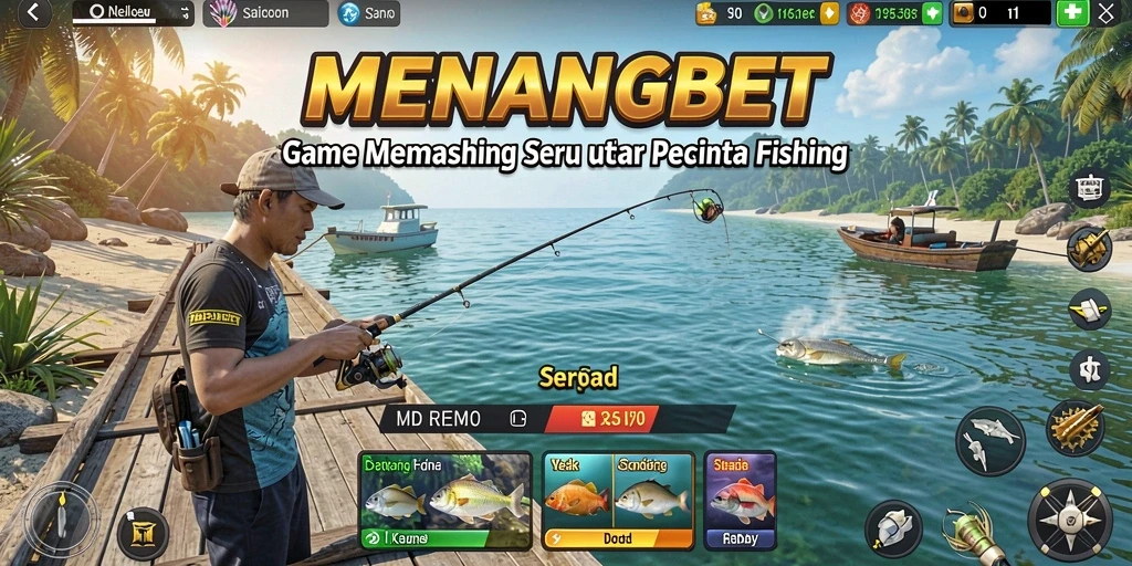 Tangkapan ikan seru dalam MENANGBET dengan grafis menawan.