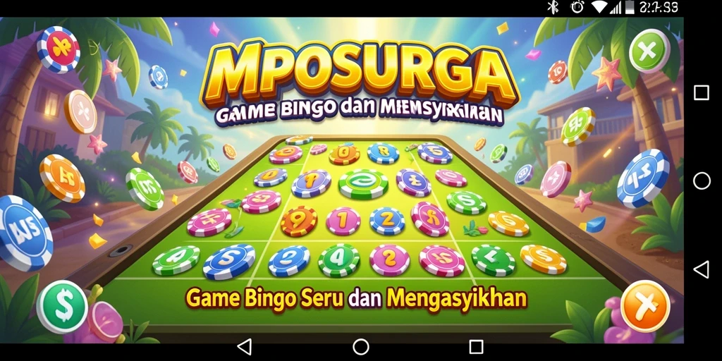 Tampilan gameplay seru dari MPOSURGA dengan fitur Bingo menarik.