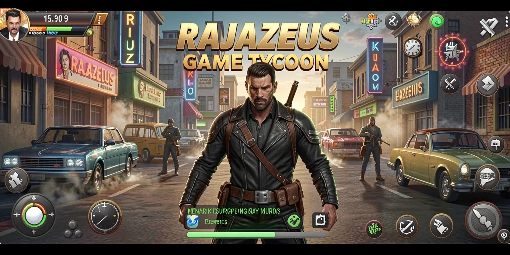 Tampilan gameplay RAJAZEUS yang menarik dan interaktif.