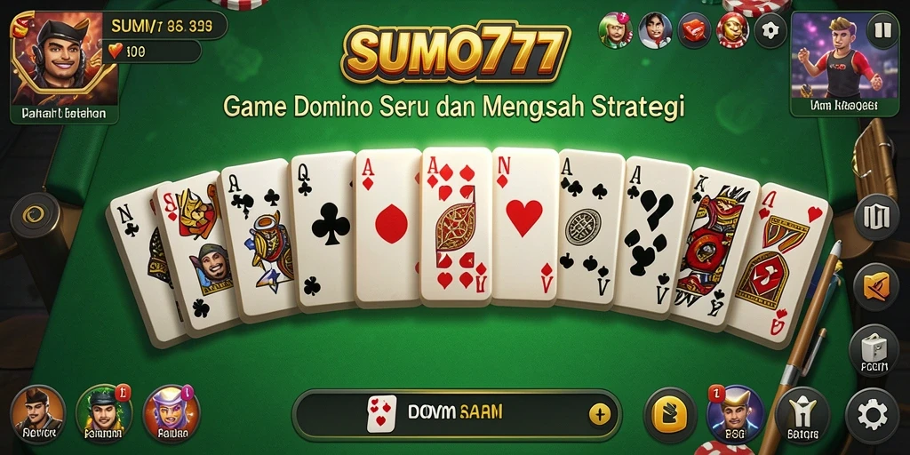 Tampilan gameplay seru dan interaktif dalam SUMO777.