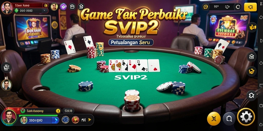 Tampilan gameplay poker seru di SVIP2.