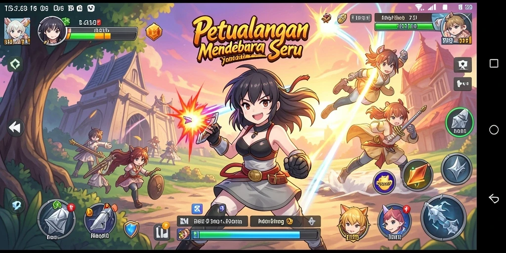 Visual yang menarik dari gameplay T6 dengan karakter Anime yang dinamis.